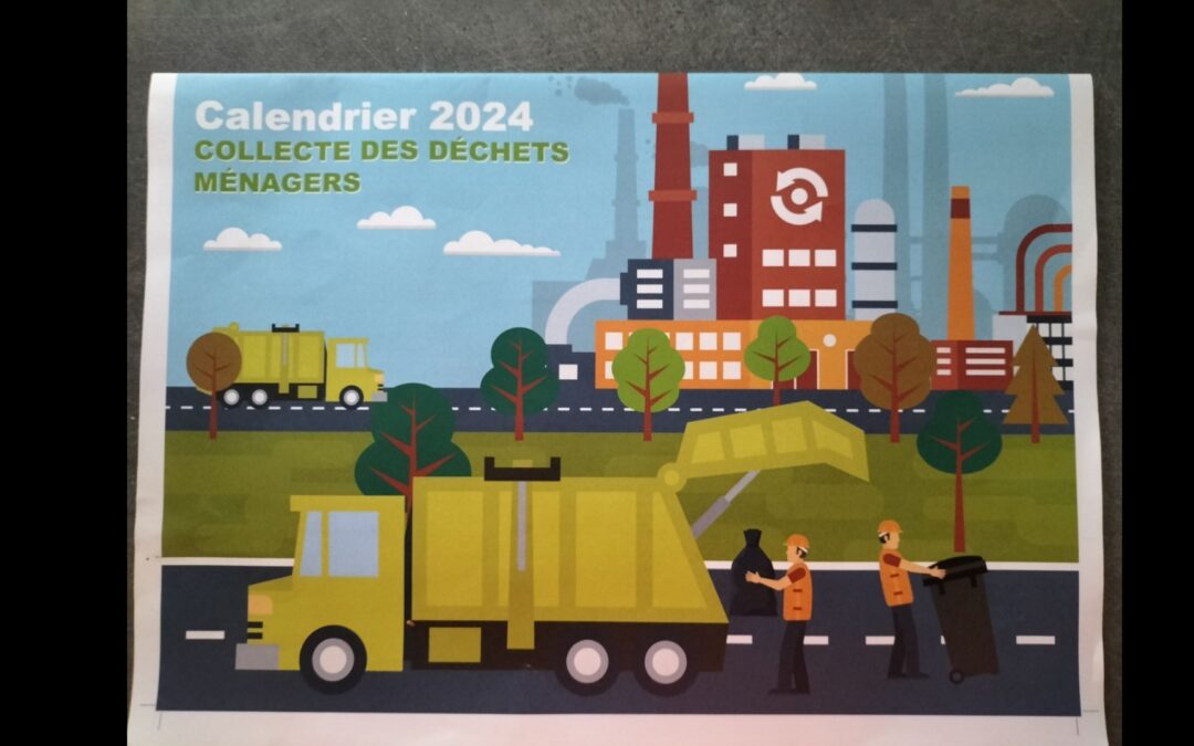 Calendriers de fin d’année des équipes de la régie de collecte des déchets du Grand Reims