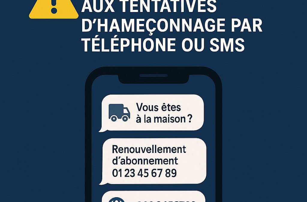 Mise en garde « Vous êtes à la maison »
