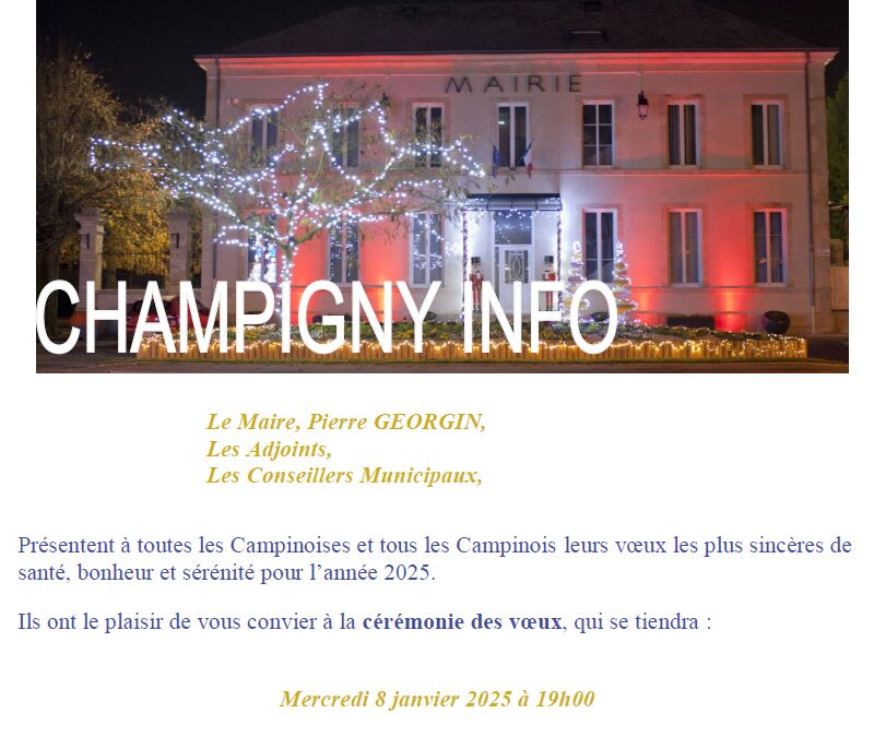 Champigny Info