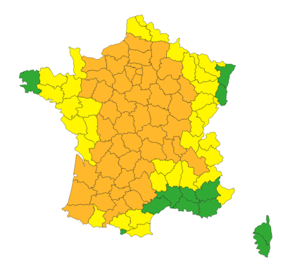 Alerte météo – Vigilance orange aux orages dans la Marne