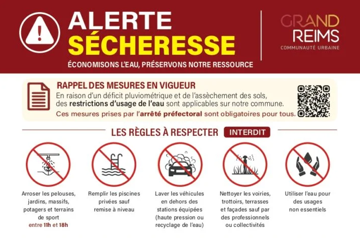 Restrictions d&rsquo;usage de l&rsquo;eau